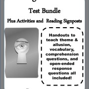 Cover for "Among the Hidden" Test Bundle plus Activities and Reading Signposts