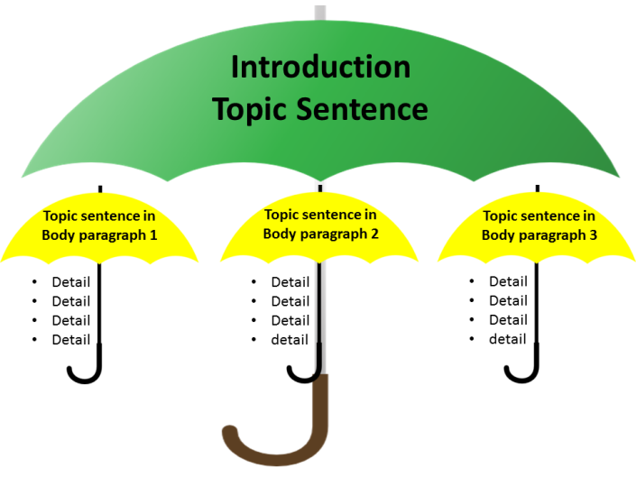 umbrella sentence essay